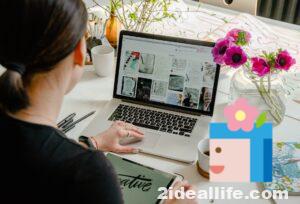 photo of person using laptop for graphic designs